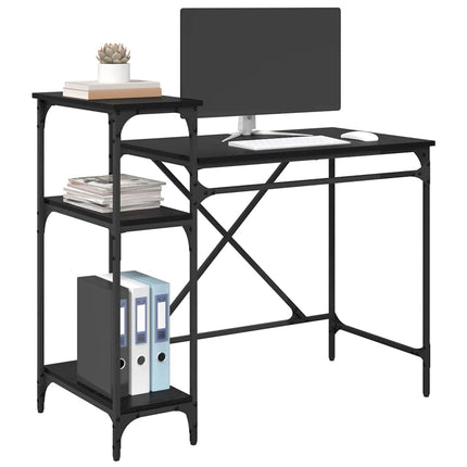 Bureau Chêne noir 105 x 50 x 90 cm Bois d'ingénierie