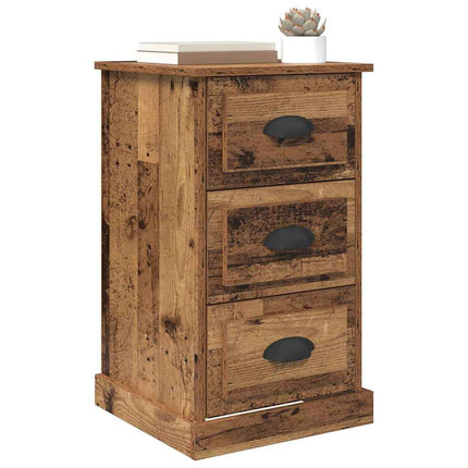 Cabinet De Chevet Avec Tiroir 39 X 39 X 67,5 Cm Bois ancien