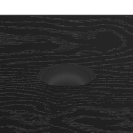 Cabinet De Chevet Avec Tiroir 39 X 39 X 67,5 Cm Chêne noir