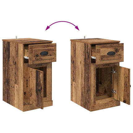 Meuble D'appoint 40 X 50 X 75 Cm Bois D'ingénierie Bois ancien
