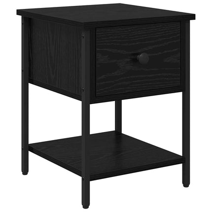 Table de chevet Chêne noir 34 x 35,5 x 45 cm Bois d'ingénierie
