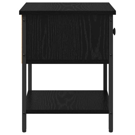 Table de chevet Chêne noir 34 x 35,5 x 45 cm Bois d'ingénierie