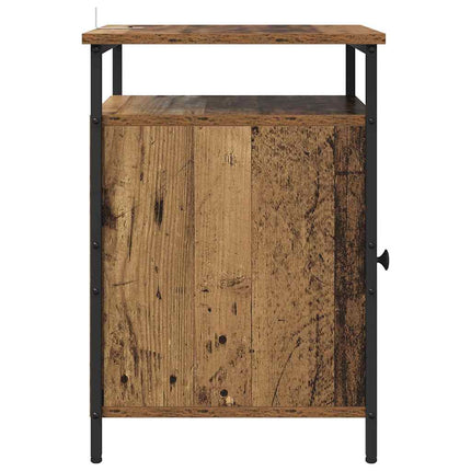 Cabinet de chevet Bois Ancien 40 x 42 x 60cm Bois d'ingénierie