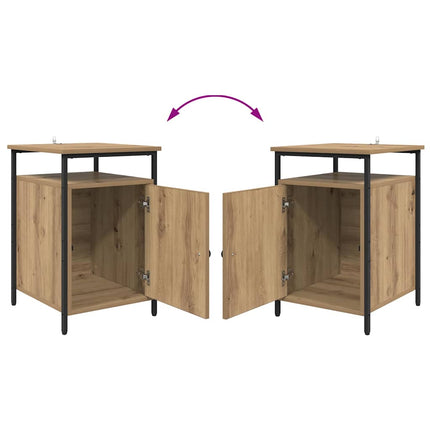 Cabinet de chevet chêne artisanal 40 x 42 x 60cm