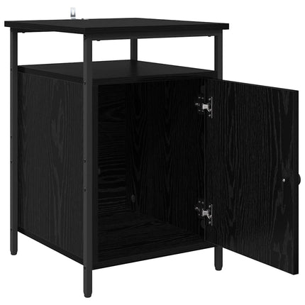 Cabinet de chevet Chêne noir 40 x 42 x 60cm Bois d'ingénierie