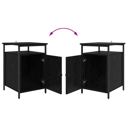 Cabinet de chevet Chêne noir 40 x 42 x 60cm Bois d'ingénierie