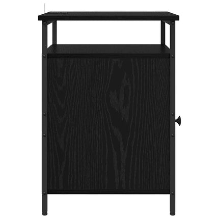 Cabinet de chevet Chêne noir 40 x 42 x 60cm Bois d'ingénierie