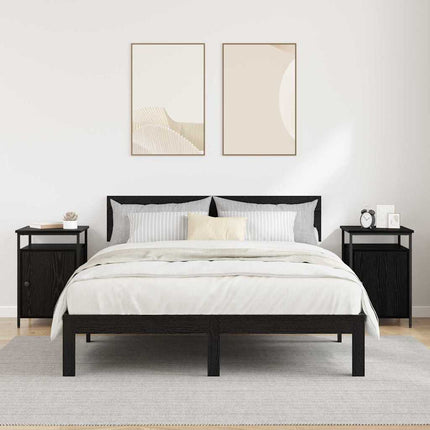 Cabinet de chevet 2 pcs Chêne noir 40 x 42 x 60cm