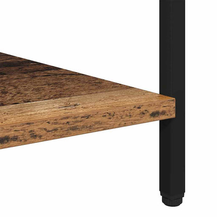 Table de chevet Bois ancien 40 x 40 x 50 cm Bois d'ingénierie