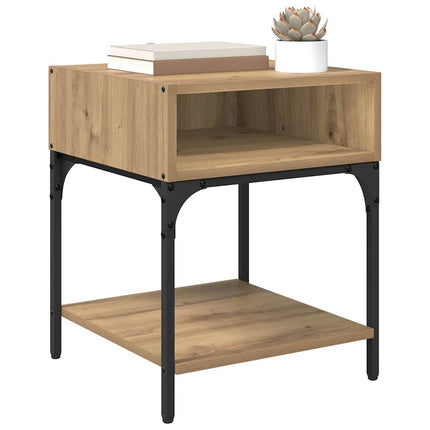 Table de chevet 2 pcs chêne artisanal 40 x 40 x 50 cm