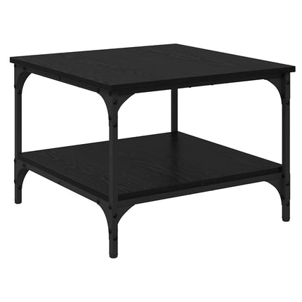 Table Basse Bois D'ingénierie Chêne noir 55 x 55 x 40 cm