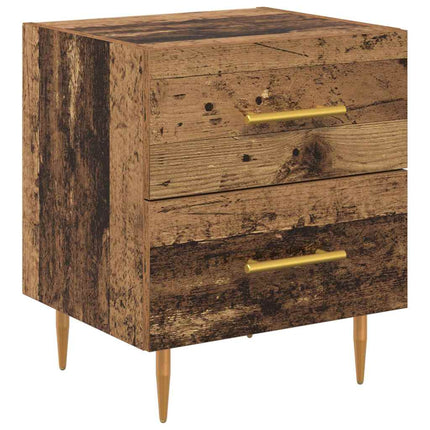 Cabinet de chevet avec tiroir Bois Ancien 40 x 35 x 47,5 cm