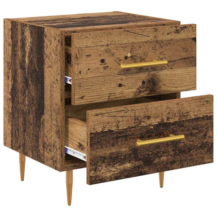 Cabinet de chevet avec tiroir Bois Ancien 40 x 35 x 47,5 cm