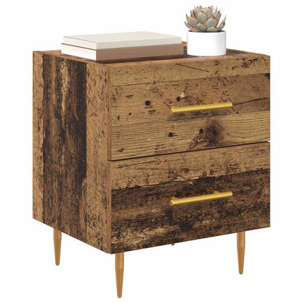 Cabinet de chevet avec tiroir Bois Ancien 40 x 35 x 47,5 cm