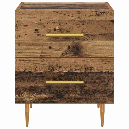 Cabinet de chevet 2 pcs Bois Ancien 40 x 35 x 47,5 cm