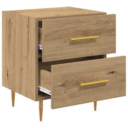 Cabinet de chevet 2 pcs Chêne artisanal 40 x 35 x 47,5 cm