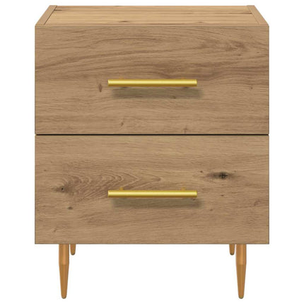 Cabinet de chevet 2 pcs Chêne artisanal 40 x 35 x 47,5 cm