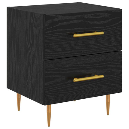 Cabinet de chevet 2 pcs Chêne noir 40 x 35 x 47,5 cm