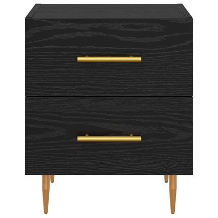 Cabinet de chevet 2 pcs Chêne noir 40 x 35 x 47,5 cm