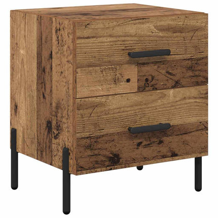 Cabinet de chevet avec tiroir Bois ancien 40 x 35 x 47.5 cm