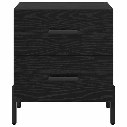 Cabinet de chevet avec tiroir Chêne noir 40 x 35 x 47.5 cm