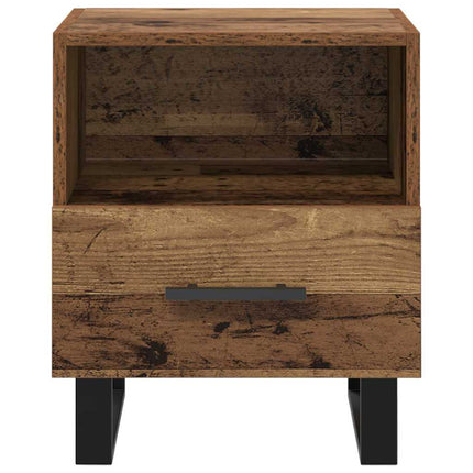 Cabinet de chevet avec tiroir Bois ancien 40 x 35 x 47.5 cm