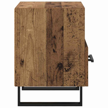 Cabinet de chevet avec tiroir Bois ancien 40 x 35 x 47.5 cm