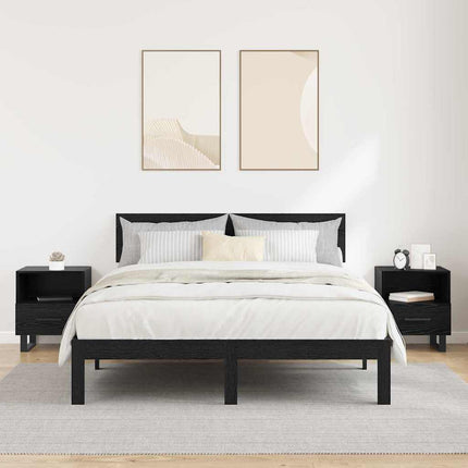 Cabinet de chevet 2 pcs Chêne noir 40 x 35 x 47.5 cm