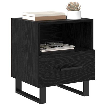 Cabinet de chevet 2 pcs Chêne noir 40 x 35 x 47.5 cm