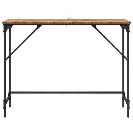 Table Console 100 X 32 X 75 Cm Bois D'ingénierie Bois ancien 100 cm