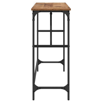 Table Console 100 X 32 X 75 Cm Bois D'ingénierie Bois ancien 100 cm