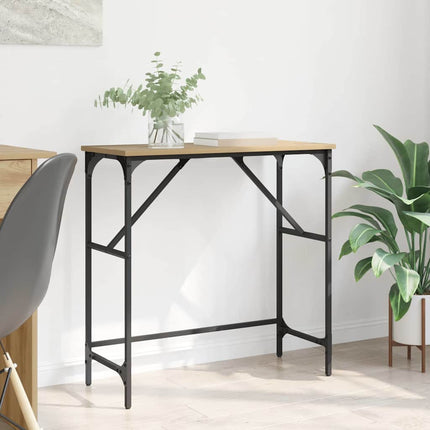 Table Console 75 X 32 X Bois D'ingénierie chêne artisanal 75 cm