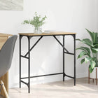 Table Console 75 X 32 X Bois D'ingénierie chêne artisanal 75 cm