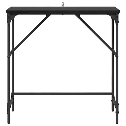 Table Console 75 X 32 X Bois D'ingénierie Chêne noir 75 cm
