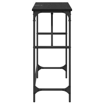 Table Console 75 X 32 X Bois D'ingénierie Chêne noir 75 cm