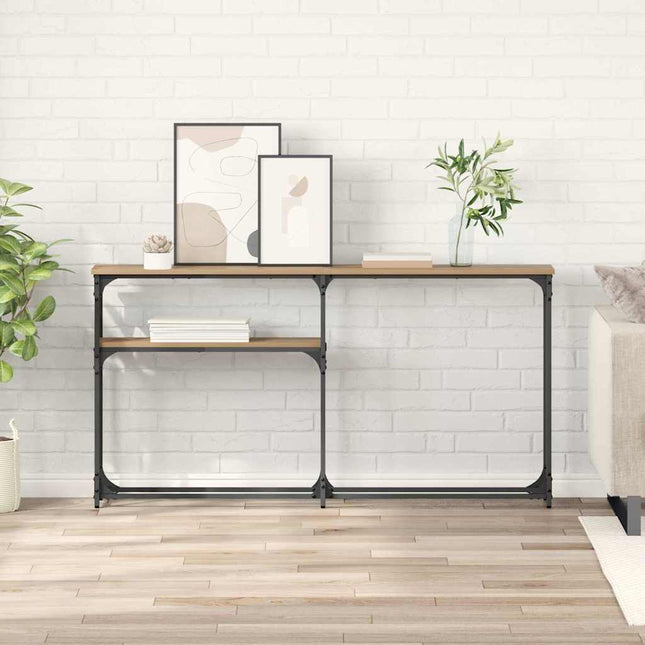 Tableconsole 145 X 22,5 X 75 Cm chêne artisanal 145 cm