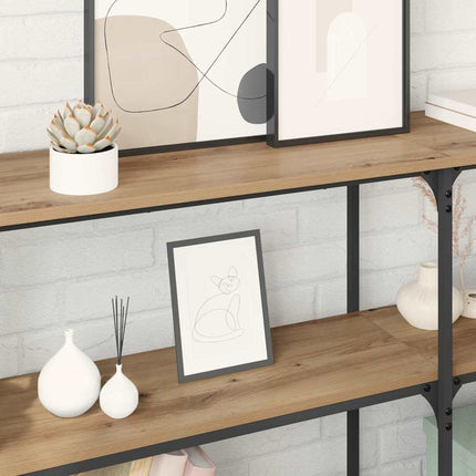 Table Console 150 X 29 X 75 Cm chêne artisanal 150 cm