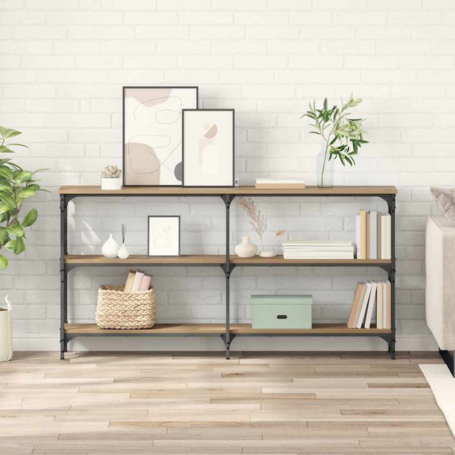 Table Console 150 X 29 X 75 Cm chêne artisanal 150 cm