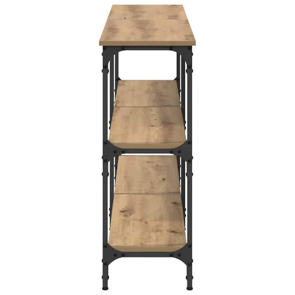 Table Console 150 X 29 X 75 Cm chêne artisanal 150 cm