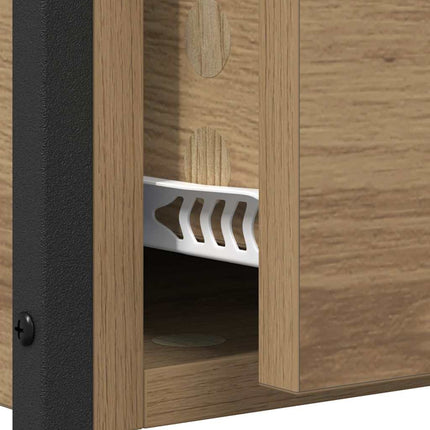 Table Console Avec Tiroir 100 X 40 X 75 Cm chêne artisanal 100 cm