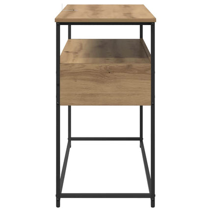 Table Console Avec Tiroir 100 X 40 X 75 Cm chêne artisanal 100 cm