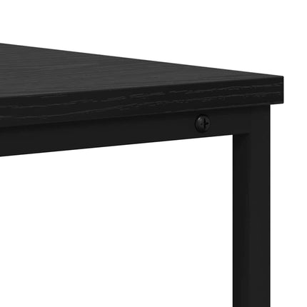 Table Console Avec Tiroir 100 X 40 X 75 Cm Chêne noir 100 cm