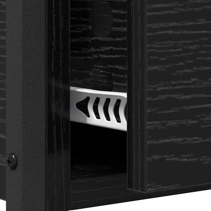 Table Console Avec Tiroir 100 X 40 X 75 Cm Chêne noir 100 cm