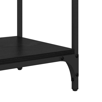 Table Console 75 X 34,5 X Bois D'ingénierie Chêne noir 75 cm