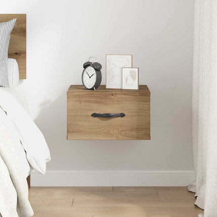 Cabinet De Chevet Avec Tiroir 35 X 35 X 20 Cm chêne artisanal 1