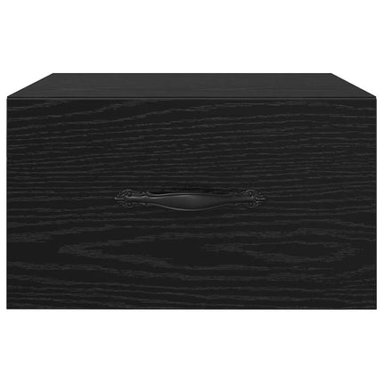 Cabinet De Chevet 35 X 35 X 20 Cm Bois D'ingénierie Chêne noir 1