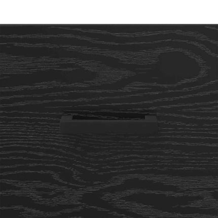 Cabinet De Chevet 35 X 35 X 20 Cm Bois D'ingénierie Chêne noir 1