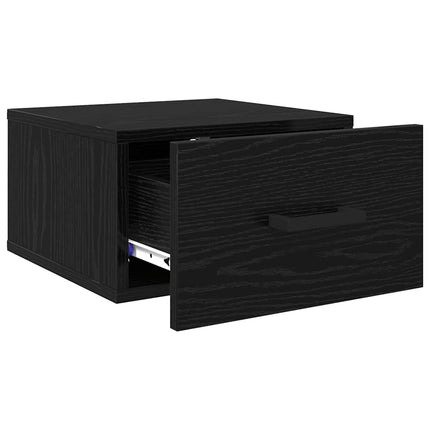 Cabinet De Chevet Avec Tiroir 2 Pcs 35 X 35 X 20 Cm Chêne noir