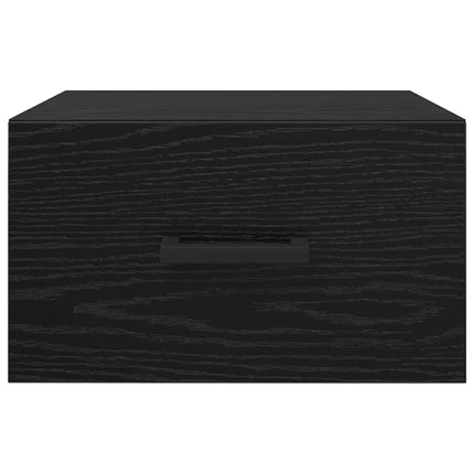 Cabinet De Chevet Avec Tiroir 2 Pcs 35 X 35 X 20 Cm Chêne noir