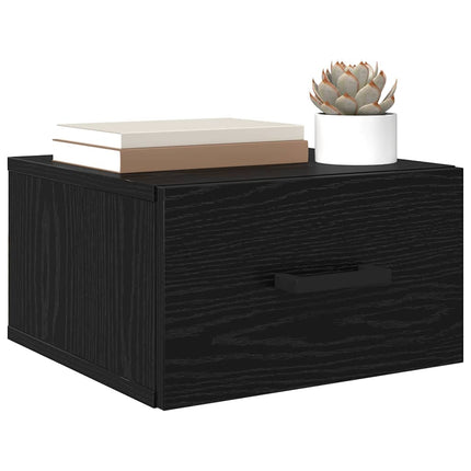 Cabinet De Chevet Avec Tiroir 2 Pcs 35 X 35 X 20 Cm Chêne noir